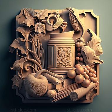 3D model still life (STL)